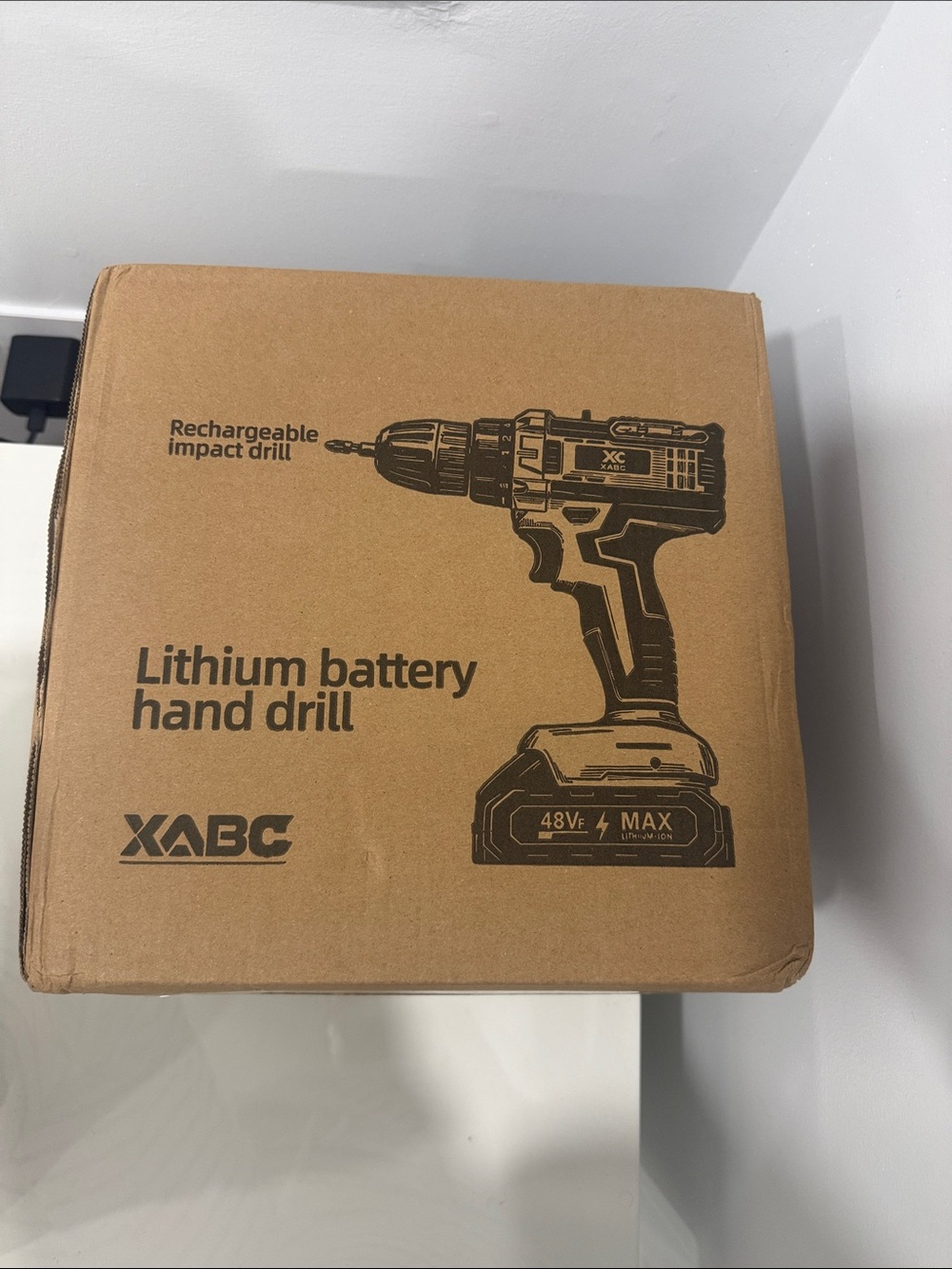 XABC Lithium Battery Hand Drill - Brown Box